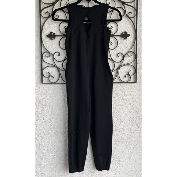 Ivivva By Lululemon Jump Into It Jumpsuit- Girls Size 6-black - Picture 4 of 7